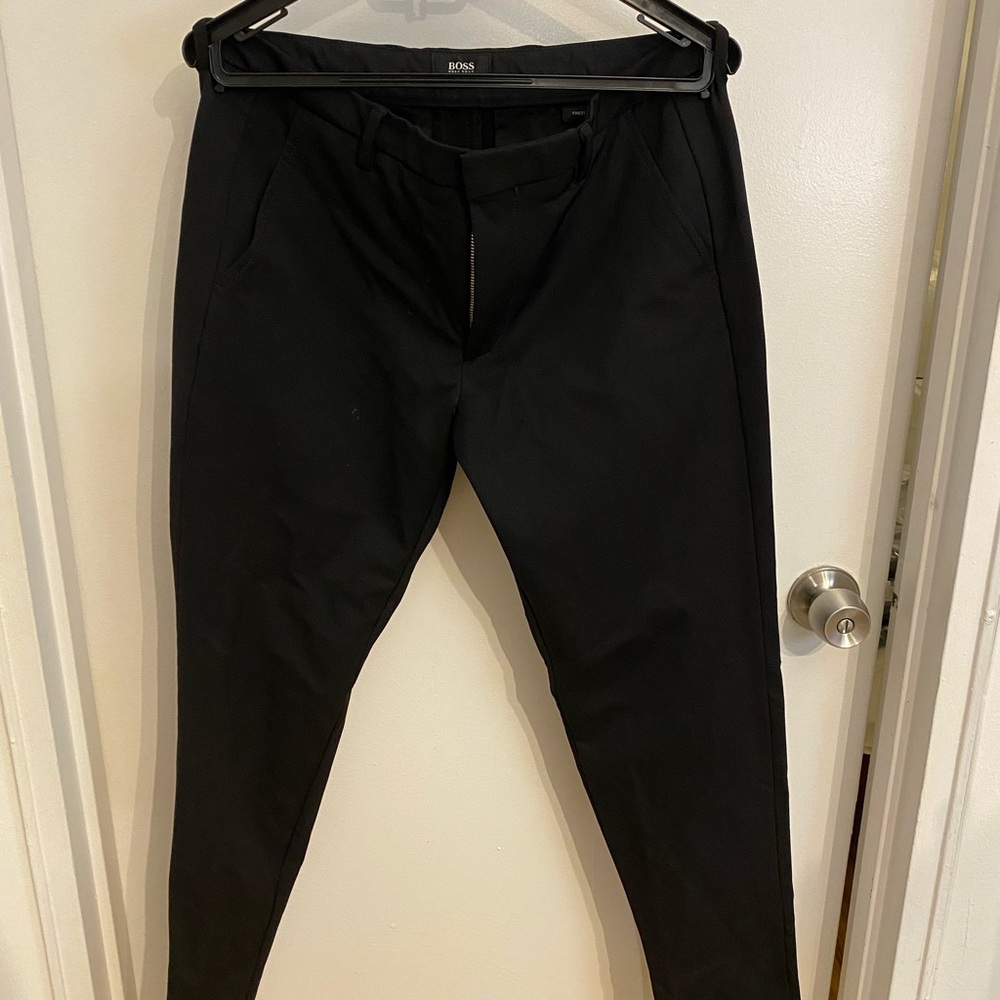 BOSS pants with zippers on sides